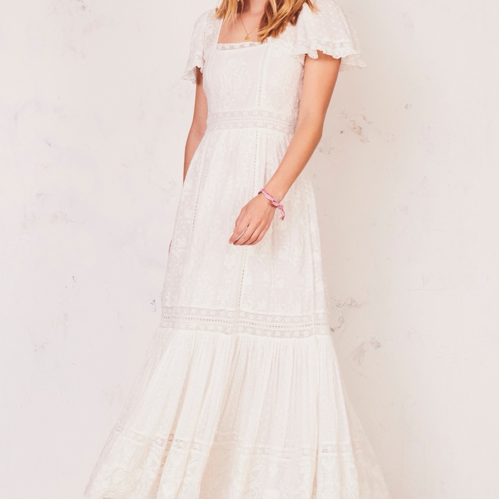 LoveShackFancy Norma Maxi Dress